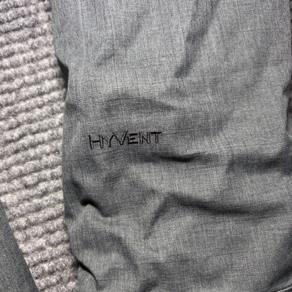 The North Face HyVent Womens Gray Hooded Insulated Rain Jacket Coat Size S Small - Picture 4 of 7